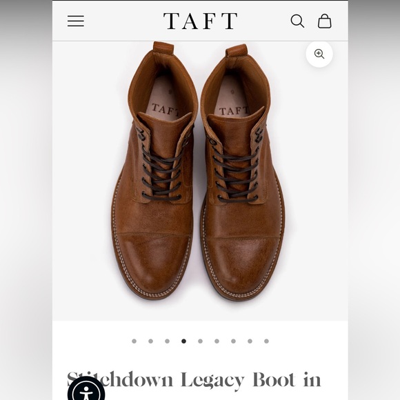 Taft. Size 13 (buy 1/2 size down) NWT! The Taft Stitchdown Legacy Boot in Nutmeg - Picture 13 of 16